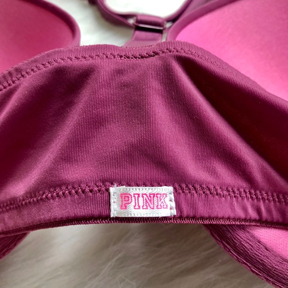 🏷SOLD PINK VICTORIA’S SECRET Berry Racerback Bra - Picture 5 of 8
